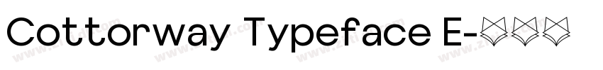 Cottorway Typeface E字体转换